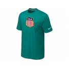 Nike Team USA Hockey Winter Olympics KO Collection Locker Room T-Shirt Green