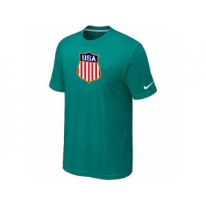 Nike Team USA Hockey Winter Olympics KO Collection Locker Room T-Shirt Green