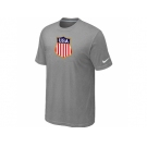 Nike Team USA Hockey Winter Olympics KO Collection Locker Room T-Shirt L.Grey