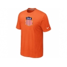 Nike Team USA Hockey Winter Olympics KO Collection Locker Room T-Shirt Orange