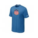 Nike Team USA Hockey Winter Olympics KO Collection Locker Room T-Shirt light Blue