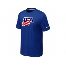 Nike USA Graphic Legend Performance Collection Locker Room T-Shirt Blue