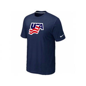 Nike USA Graphic Legend Performance Collection Locker Room T-Shirt D.Blue