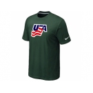 Nike USA Graphic Legend Performance Collection Locker Room T-Shirt D.Green