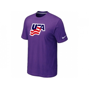 Nike USA Graphic Legend Performance Collection Locker Room T-Shirt Purple