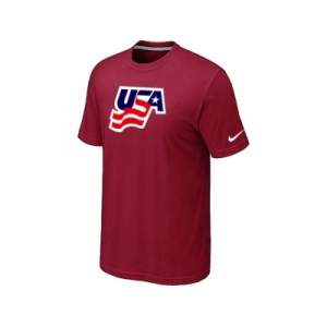 Nike USA Graphic Legend Performance Collection Locker Room T-Shirt Red