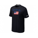 USA Olympics USA Flag Collection Locker Room T-Shirt Black