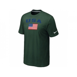 USA Olympics USA Flag Collection Locker Room T-Shirt D.Green