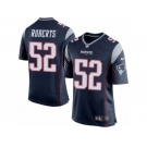 Men Nike New England Patriots #52 Elandon Roberts Game Navy Blue Team Color NFL Jersey