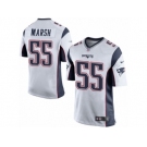 Men Nike New England Patriots #55 Cassius Marsh Game White NFL Jersey