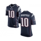 Men's Nike New England Patriots #10 Jimmy Garoppolo Game Navy Blue Team Color NFL Jersey