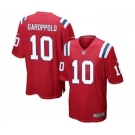 Men's Nike New England Patriots #10 Jimmy Garoppolo Game Red Alternate NFL Jersey