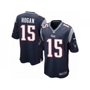 Men's Nike New England Patriots #15 Chris Hogan Game Navy Blue Team Color NFL Jersey