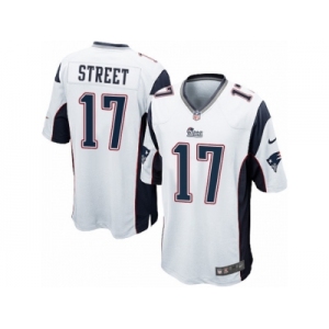 Men's Nike New England Patriots #17 Devin Street Game White NFL Jersey