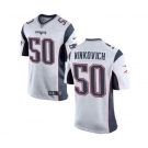 Men's Nike New England Patriots #50 Rob Ninkovich Game White NFL Jersey