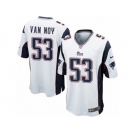 Men's Nike New England Patriots #53 Kyle Van Noy Game White NFL Jersey