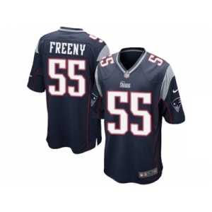 Men's Nike New England Patriots #55 Jonathan Freeny Game Navy Blue Team Color NFL Jersey