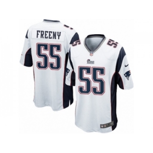 Men's Nike New England Patriots #55 Jonathan Freeny Game White NFL Jersey