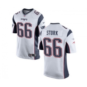 Men's Nike New England Patriots #66 Bryan Stork Game White NFL Jersey