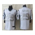 Nike New England Patriots #29 Blount Platinum White Jerseys[Game]