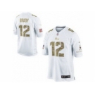 nike nfl jerseys new england patriots #12 tom brady white[nike USA]