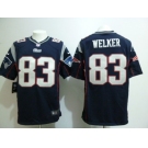 nike nfl jerseys new england patriots #83 welker blue[game]