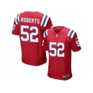 Men Nike New England Patriots #52 Elandon Roberts Elite Red Alternate NFL Jersey