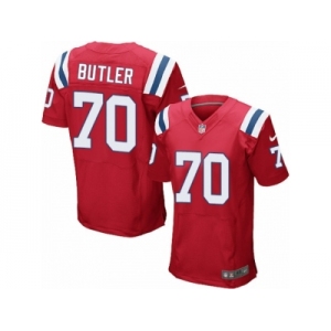 Men Nike New England Patriots #70 Adam Butler Elite Red Alternate NFL Jersey