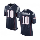 Men's Nike New England Patriots #10 Jimmy Garoppolo Elite Navy Blue Team Color NFL Jersey