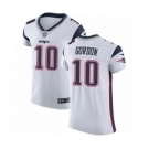 Men's Nike New England Patriots #10 Josh Gordon White Vapor Untouchable Elite Player NFL Jersey