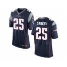 Men's Nike New England Patriots #25 Bishop Sankey Elite Navy Blue Team Color NFL Jersey