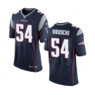 Men's Nike New England Patriots #54 Tedy Bruschi Elite Navy Blue Team Color NFL Jersey