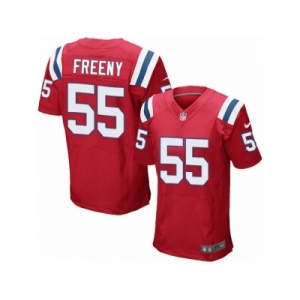 Men's Nike New England Patriots #55 Jonathan Freeny Elite Red Alternate NFL Jersey