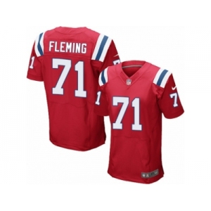 Men's Nike New England Patriots #71 Cameron Fleming Elite Red Alternate NFL Jersey