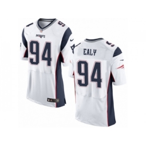 Men's Nike New England Patriots #94 Kony Ealy Elite White NFL Jersey
