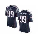 Men's Nike New England Patriots #99 Vincent Valentine Elite Navy Blue Team Color NFL Jersey