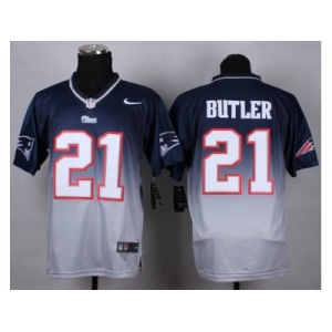 Nike New England Patriots #21 butler blue jerseys[Drift II Fashion Elite]