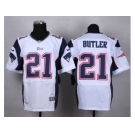 Nike New England Patriots #21 butler white jerseys[Elite]