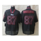 Nike New England Patriots #87 Gronkowski Black Jerseys[New Lights Out Elite]