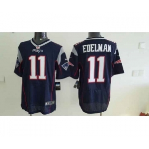 nike nfl jerseys new england patriots #11 edelman blue[2015 new Elite]