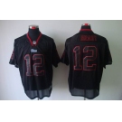 nike nfl jerseys new england patriots #12 tom brady black[Elite lights out]