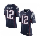 nike nfl jerseys new england patriots #12 tom brady blue[2015 New Elite]