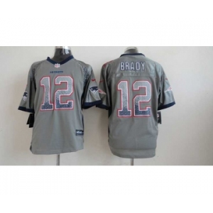 nike nfl jerseys new england patriots #12 tom brady grey[Elite drift fashion]