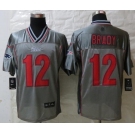 nike nfl jerseys new england patriots #12 tom brady grey[Elite vapor]