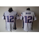 nike nfl jerseys new england patriots #12 tom brady white[elite]