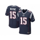 nike nfl jerseys new england patriots #15 reggie wayne blue[Elite]