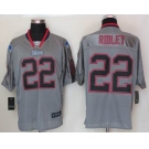 nike nfl jerseys new england patriots #22 stevan ridley grey[Elite lights out]