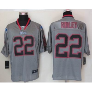 nike nfl jerseys new england patriots #22 stevan ridley grey[Elite lights out]