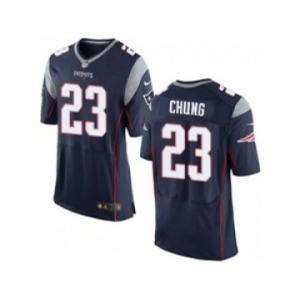 nike nfl jerseys new england patriots #23 patrick chung blue[2015 new Elite]