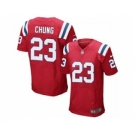 nike nfl jerseys new england patriots #23 patrick chung red[Elite]